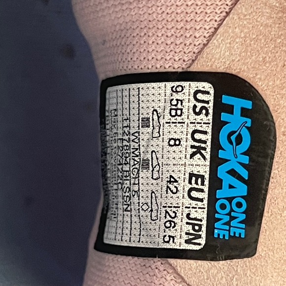 Hoka One Mach 5 Womens Size 9 Purple Athletic Comfort Training Running Shoes - Picture 7 of 9